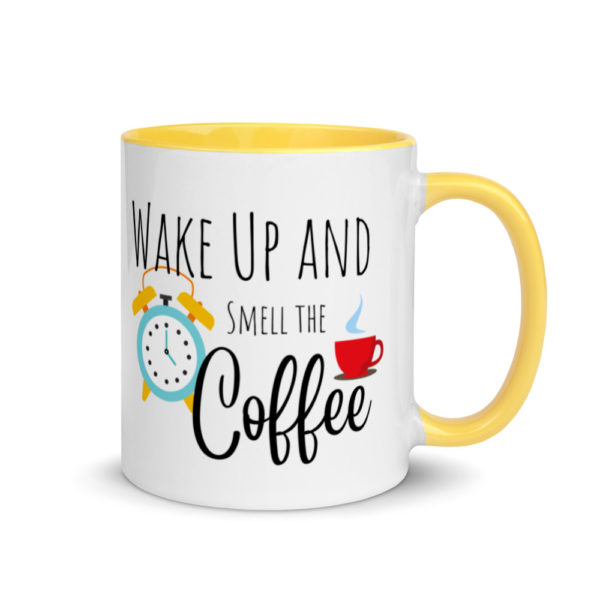 wake up and smell the coffee mug