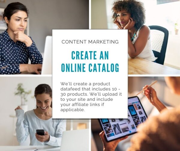 Create an eCommerce Online Catalog