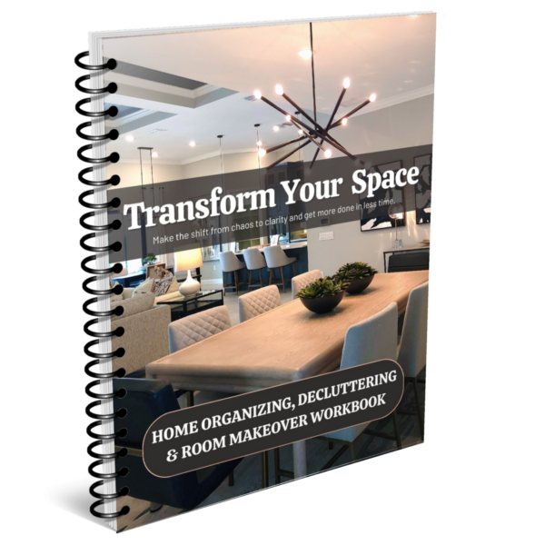 Transform Your Space Printable Home Organization Workbook