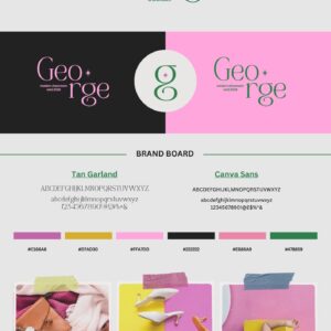 Colorful Brand Board Template
