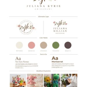Amigurumi Brand Board Template