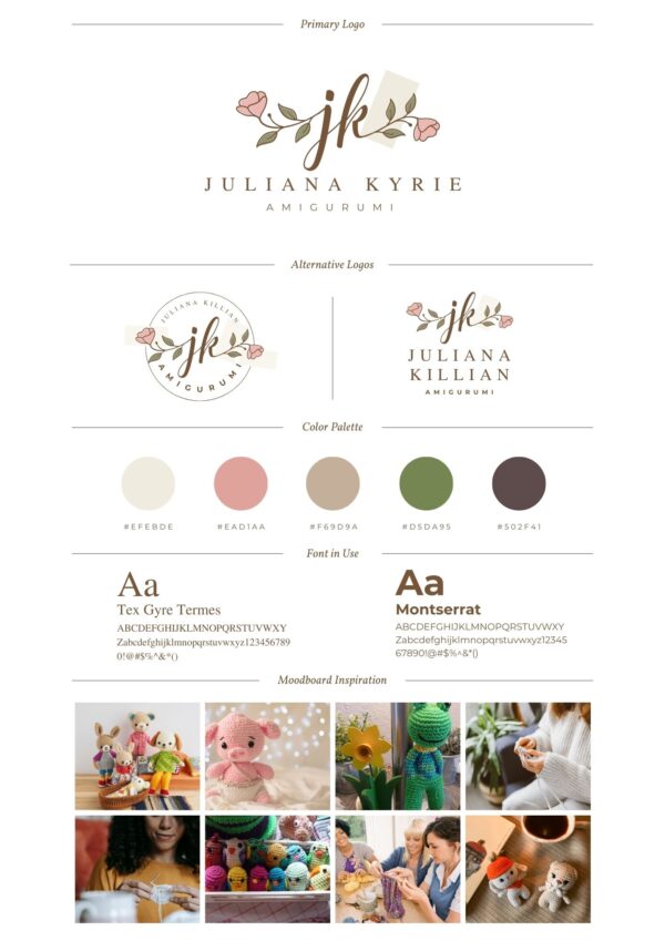Amigurumi Brand Board Template