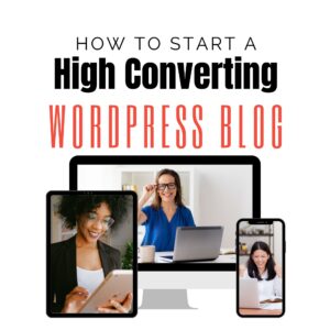 start a wordpress blog