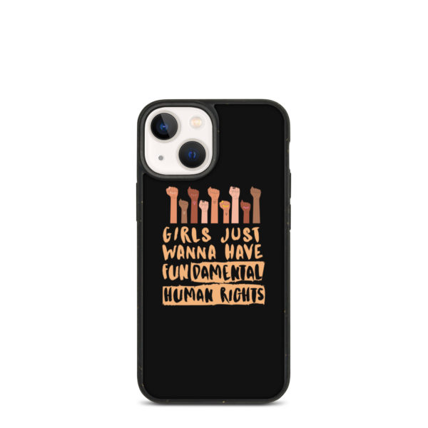 Girld Just Wanna Have Fundamental Human Rights Speckled iPhone 13 Mini Case